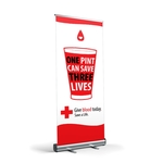 Economy Retractable Banner Stand in Full Color