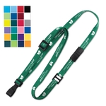 3/8" Adjustable Custom Silkscreen Lanyards