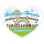 Heart Vinyl Bumper Sticker Magnet (3 7/8" x 5")