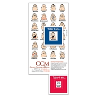 Cartoon Faces Mood Magnet (0.020" Thickness)