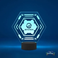 mr.BriteSign LED Acrylic Sign - Hexagon... from ASI 84592 St Regis Group