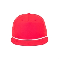 5 Panel Unstructured w/Stayfront Cap with Plastic Snap Closure.... from ASI...