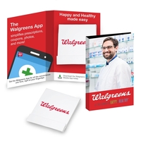 2.5" x 3.875" full-color promotional booklet with 2.5" x... from ASI 90807...