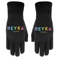 Deluxe Knit Text Gloves with Grip Palm and Oversized DTF