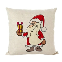 Linen throw pillow cover plus full color digital print on 1... from ASI 37218...