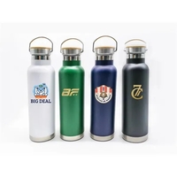 20 oz. Spyder stainless steel tumbler with bamboo lid... from ASI 90503 TD...