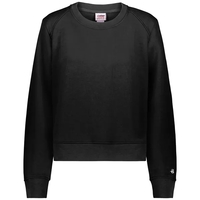 The Ladies' Athletic Fleece Crop Crew is crafted from a 9.5-ounce... from ASI...