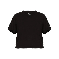 Ladies Tri-Blend Crop Tee