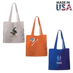 16x18x5 Full-Color Poly Canvas Tote with 5" Gusset