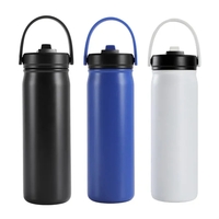 Lennon 20 oz Eco-friendly Straw Lid Vacuum Bottle