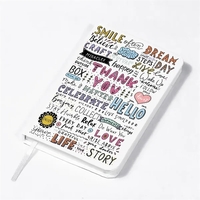 Large Executive Jotter With PVC Finish; includes book mark, band closure,......