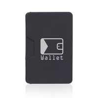Silicone phone wallet with side opening and strong adhesive backing.... from...