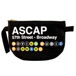 Black U Shape Brass Zipper Cotton Bag-Super Sale Item