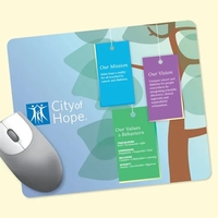 8" x 9.5" x 1/8"- Fabric Mouse Pad-Made in the USA... from ASI 49716 Digispec...