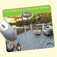 7.5 x 8.5 x 1/8" - Fabric Mouse Pad-Made in the... from ASI 49716 Digispec &...