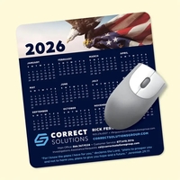 7.5" x 8" x 1/16" - Hard Surface Calendar Mouse Pad-Made... from ASI 49716...