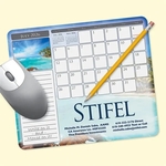 MousePaper® Calendar 24 Month (Landscape) Mouse Pad