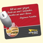 Vynex® Heavy Duty 7.5" x 8.5" x 1/16" Hard Surface Mouse Pad