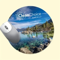 Vynex® Heavy Duty 8" Round x 1/16" Hard Surface Mouse Pad