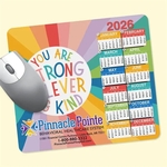 Vynex® Heavy Duty 7.5" x 8.5" x 1/8" Hard Surface Mouse Pad