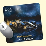 Vynex® Heavy Duty 8" x 8" x 1/8" Hard Surface Mouse Pad