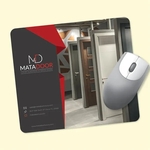 Vynex® DuraTec® 7" x 8" x 1/8" Hard Surface Mouse Pad