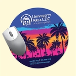 Vynex® DuraTec® 8" Round x 1/8" Hard Surface Mouse Pad