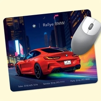 8" x 9.5" x .015" - Ultra Thin, Hard Surface Mouse... from ASI 49716 Digispec...