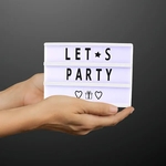 6" x 4" Mini Cinema Marquee USB LED Lightbox