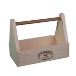 Custom Wood Carrier, garnderning tool caddy