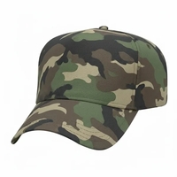 Order Custom Low Crown 5 Panel, Velcro Strap, Woodland Camo/Mesh Baseball......