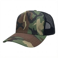 Order Custom High Crown Trucker, Velcro Strap, Woodland Camo/Mesh Baseball...