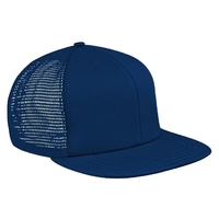 Order Custom Flat Brim High Crown, Cotton Twill/Mesh, Snapback Baseball...