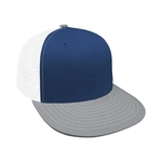 Union/USA Made Tricolor Twill/Mesh Back Snapback Prostyle