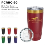Polar Camel 20oz ION-Plated Bright Gold Tumbler
