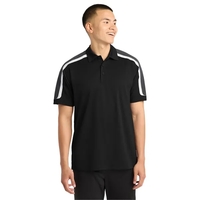 Sport-Tek Tricolor Shoulder Micropique Sport-Wick Polo.... from ASI 84863 SanMar
