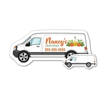 Van 3.75" x 1.625" - Mini Magnet