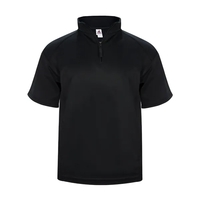 The Perf. Fleece S/S 1/4 Zip is made from 100% polyester... from ASI 37461...