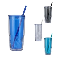 16 oz Recycled Acrylic Straw Tumbler... from ASI 36730 Ariel Premium Supply Inc