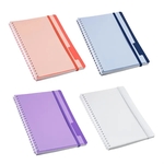Arcadia Soft Spiral Notebook With Front Pocket