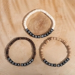 Coconut Shell Wood Friendship Bracelet