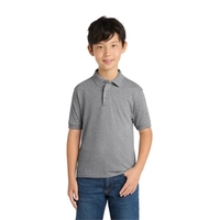 Port & Co Youth Core Blend Jersey Knit Polo.
