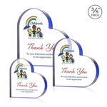 Davina Heart VividPrint™ Award - Blue