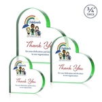 Davina Heart VividPrint™ Award - Green