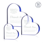 Davina Heart Award - Blue