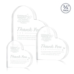 Davina Heart Award - Clear