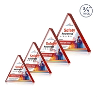 Adler Triangle VividPrint™ Award - Red