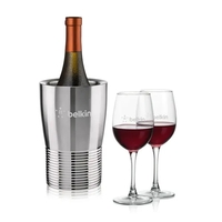 The Genoa Wine Cooler & Wine Glass Set brings a sleek,... from ASI 84592 St...