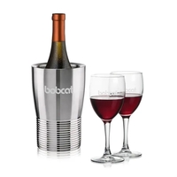 The Genoa Wine Cooler & Wine Glass Set brings a sleek,... from ASI 84592 St...