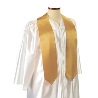 Extra long 72" graduation stole in vegas gold... from ASI 98085 Wolfmark